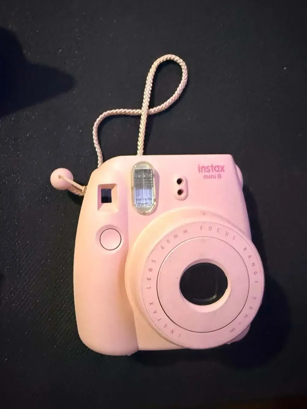 Fujifilm Instax Mini 8 Instant Film Camera in Pink with Matching Fabric Case